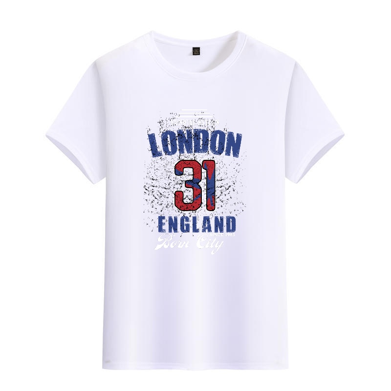 Men's Black Round-Neck Short-S - Street Fashion In London avaliação e preço