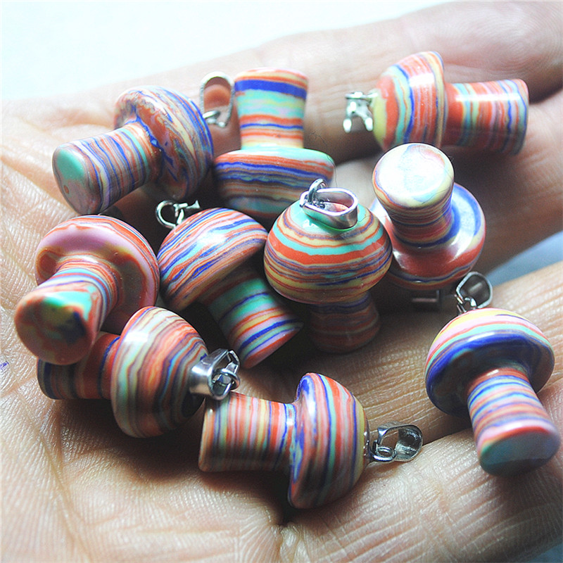 11PCS Green Jasper & Rose Quar - Street Fashion Nz avaliação e preço