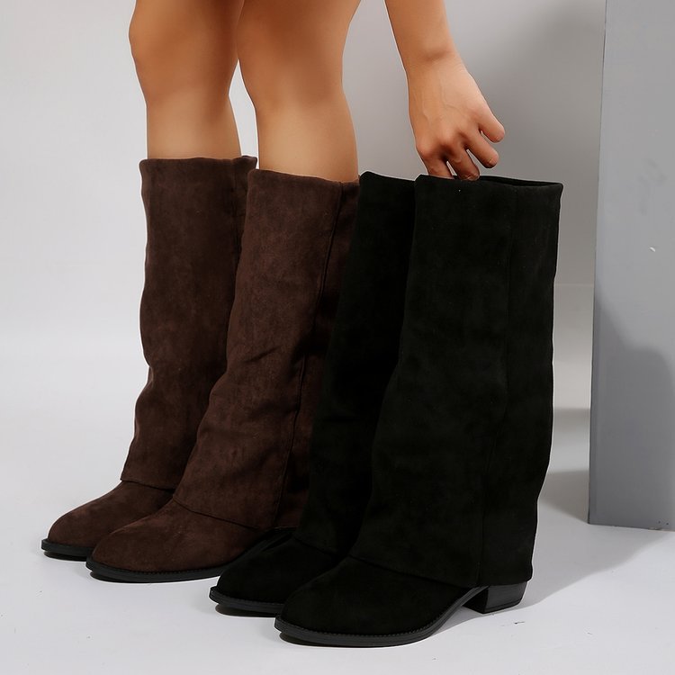 Women's Knee High Boots Autumn - Street Fashion Winter avaliação e preço