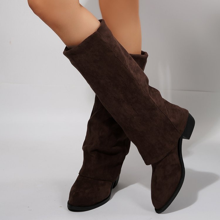 Women's Knee High Boots Autumn - Street Fashion Winter avaliação e preço