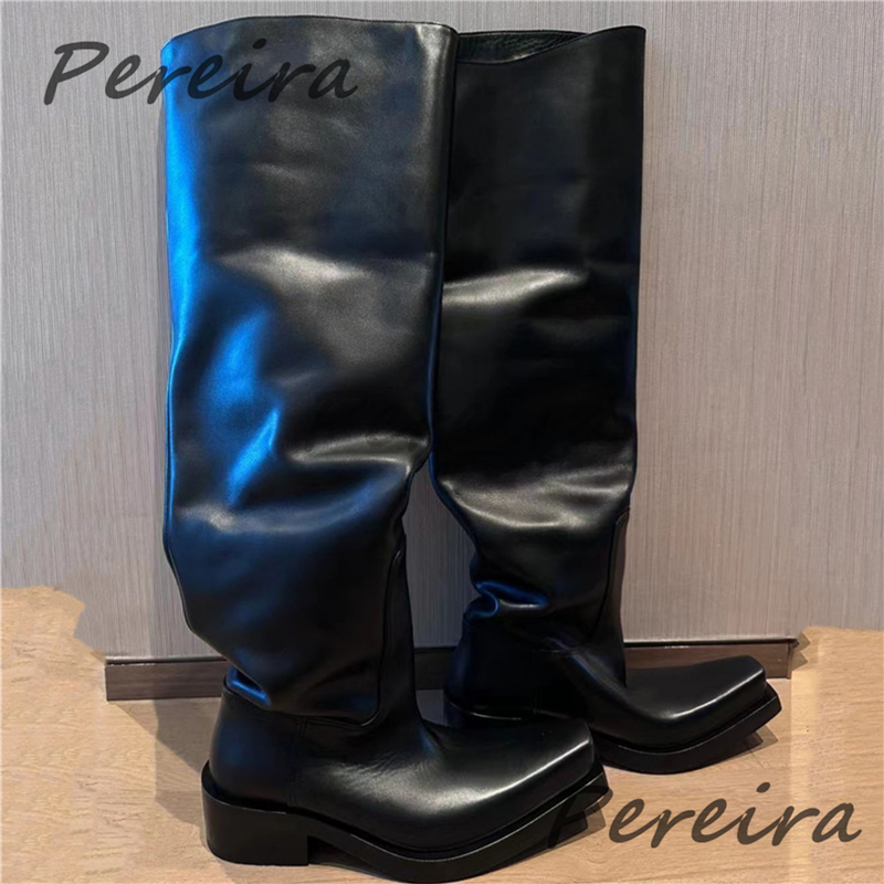 Thick Soled Over The Knee Boot - Street Fashion Winter avaliação e preço