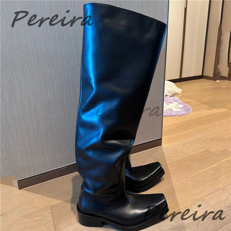 Thick Soled Over The Knee Boot - Street Fashion Winter avaliação e preço