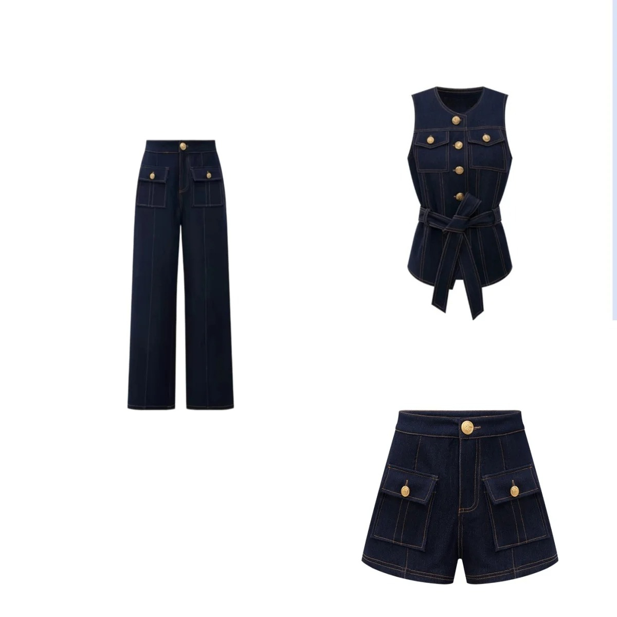 Y2K 2026 new button retro jean - Street Fashion Jeans Women avaliação e preço