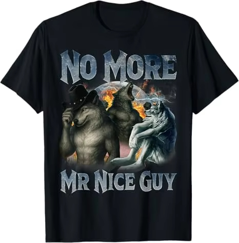 No More Mr Nice Guy Funny Alph - Street Fashion For Short Guys avaliação e preço