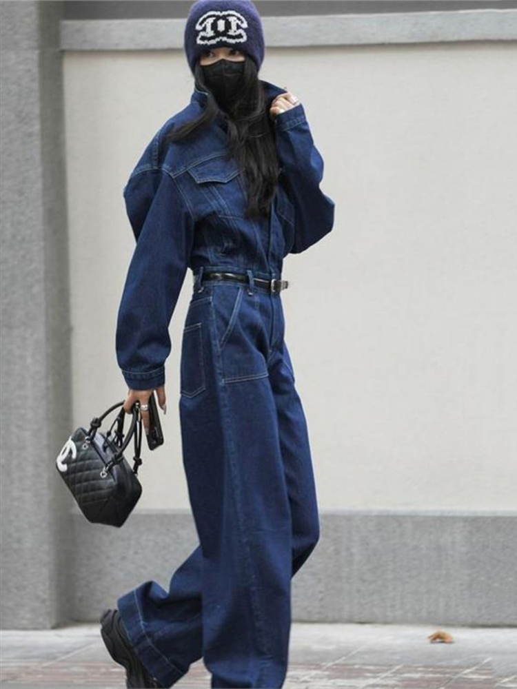 Street Denim Jeans Jumpsuit fo - Street Fashion Jeans Women avaliação e preço
