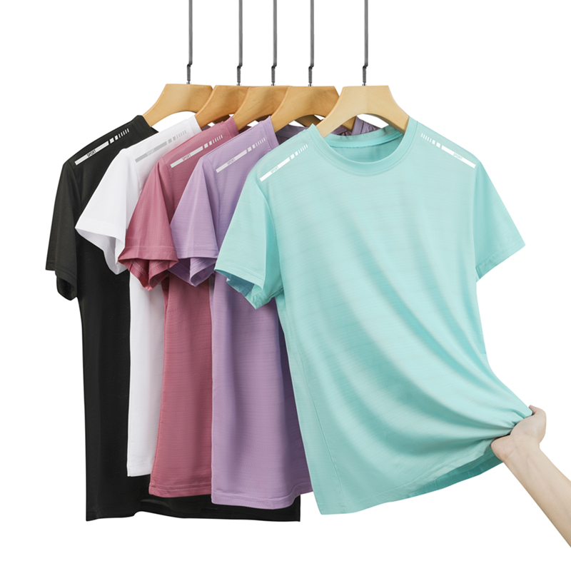 Women Reflective Running T-Shi - Mesh Top Layering avaliação e preço